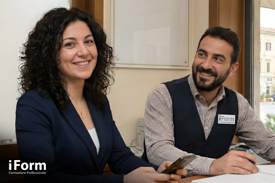 Corso di formazione specifico per la sicurezza dei lavoratori (Rischio basso) per Receptionist