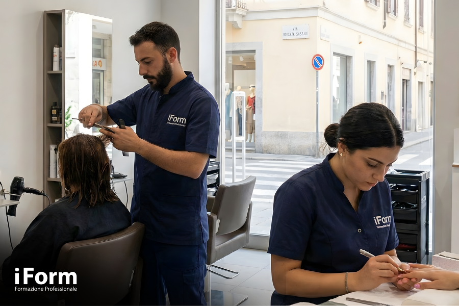 Corso di formazione specifico per la sicurezza dei lavoratori (Rischio basso) per parrucchieri ed estetisti nel settore commercio