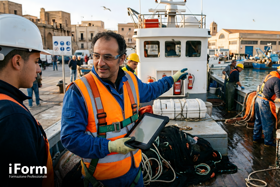 Modulo integrativo sulla sicurezza nei luoghi di lavoro per datori di lavoro con ruolo di RSPP (pesca)