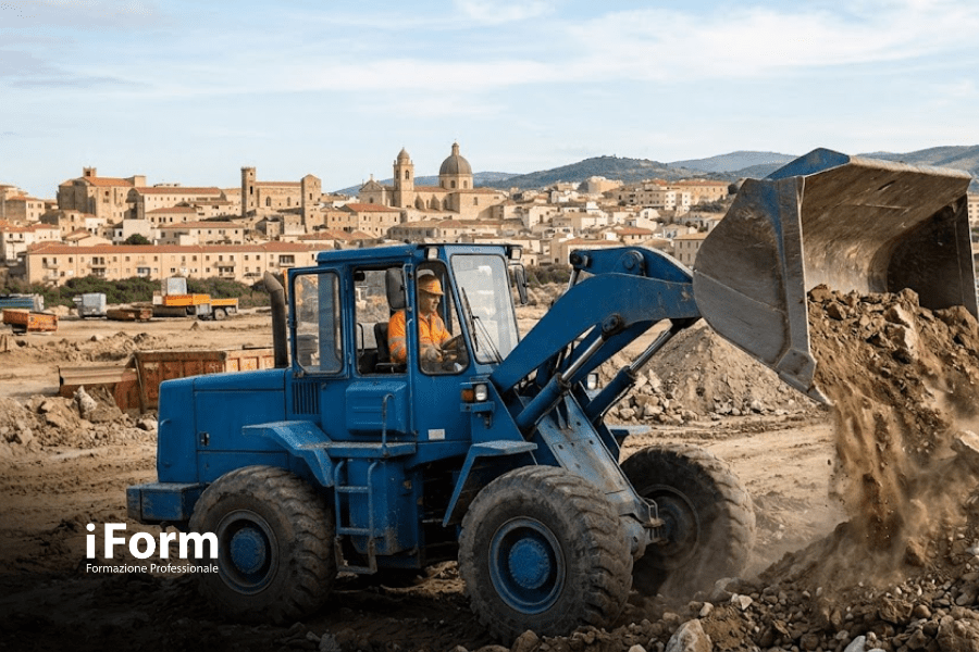 Corso di aggiornamento per addetto alla conduzione di pale caricatrici frontali (Patentino)